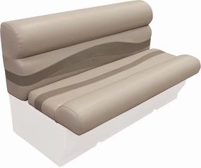 Wise BM1145-1749 Premier Series Pontoon 50" Bench Seat Cushion Set, Mocha Java/Café/Mushroom