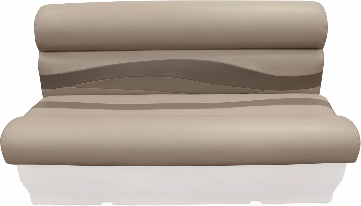 Wise BM1145-1749 Premier Series Pontoon 50" Bench Seat Cushion Set, Mocha Java/Café/Mushroom