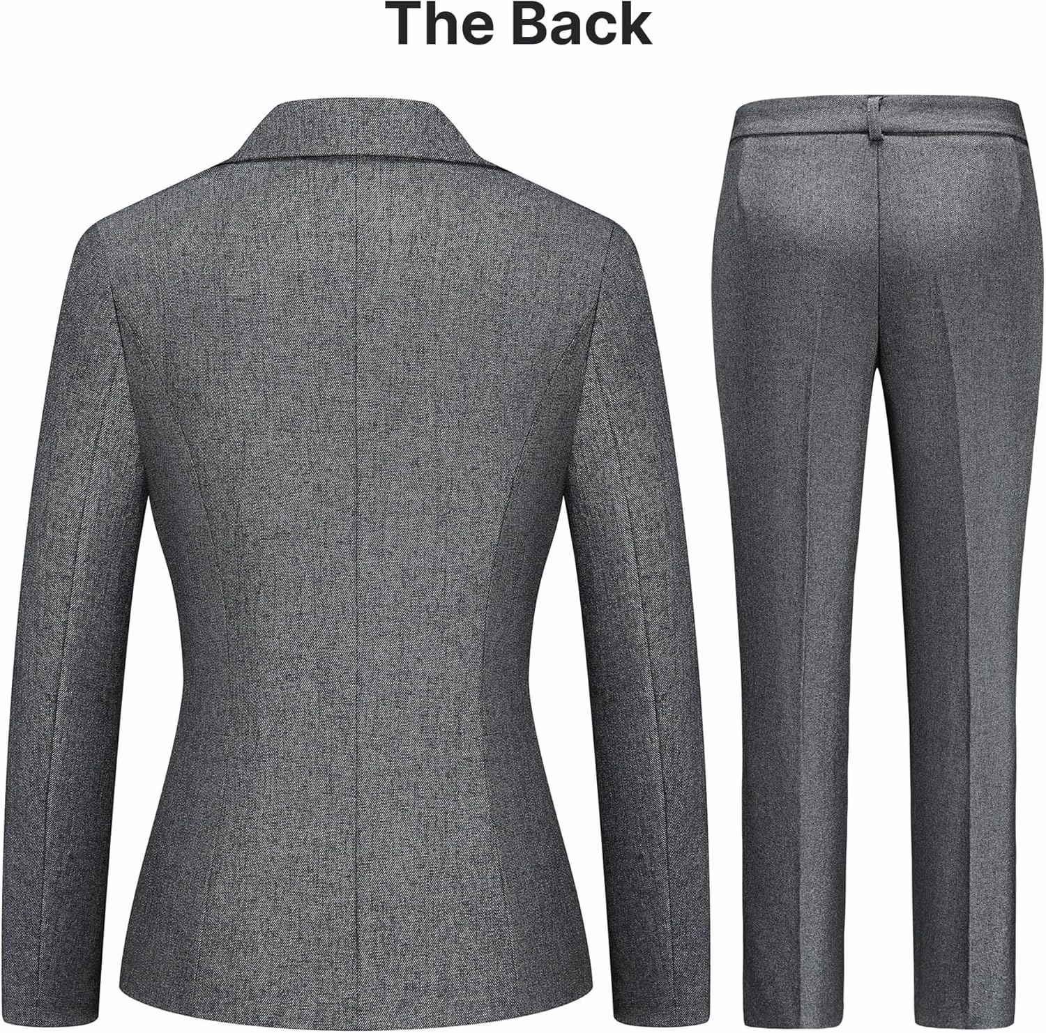 Women's Business Suits for Work Professional 2 Piece Slim Fit Outfits for Women