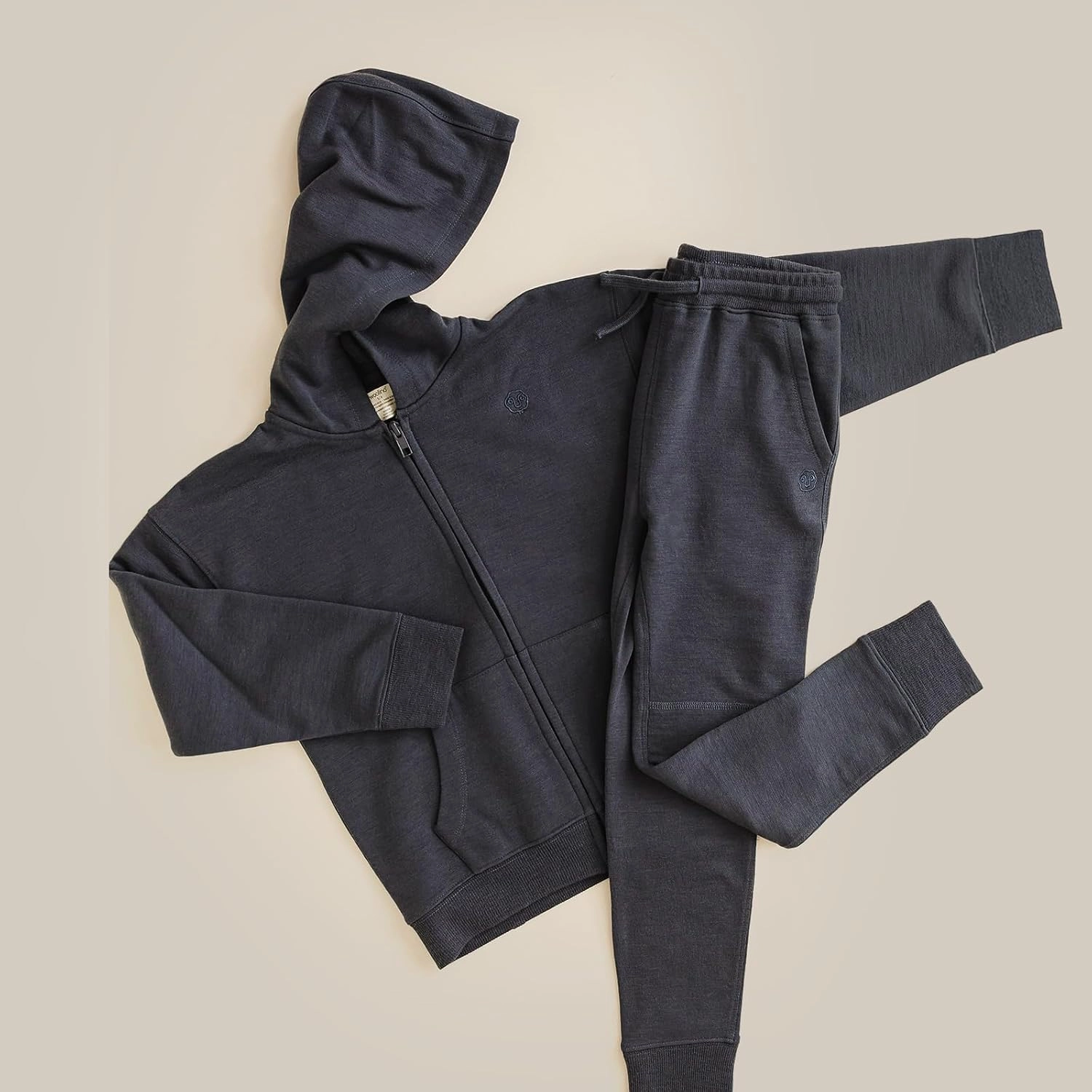 Woolino Merino Wool Kids Jogger Pants with Pockets - Ultra Soft and Cozy Sweatpants for Boys and Girls