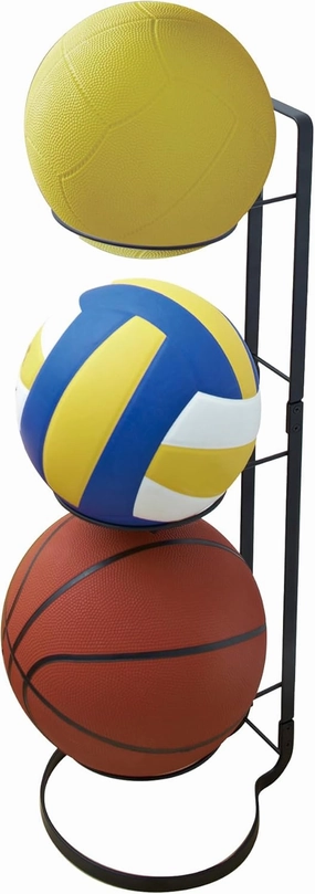 Yamazaki Home Ball Stand - Storage Equipment Organizer Sports Rack