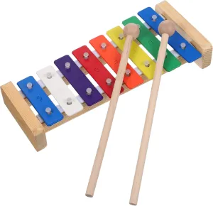 Yardwe 1 Set Xylophone Instrument Note Xylophone with Hammers for Educational for Music Development Safe Design
