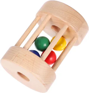 YARNOW Wooden Drum Musical Instrument for Early Learning Safe Wooden Educational for Coordination and Creativity Development