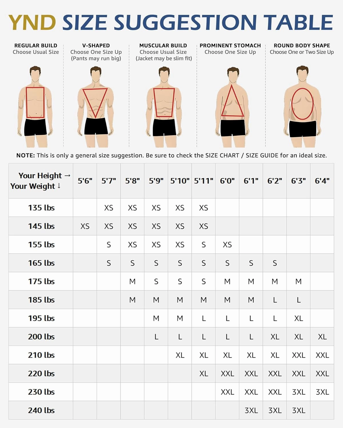YND Men's Slim Fit 2 Button 3 Piece Suit Set, Solid Blazer Jacket Vest Pants & Tie