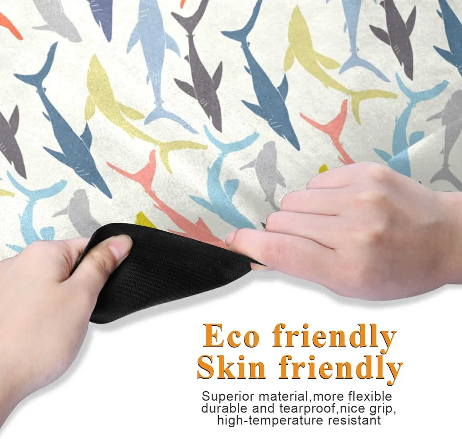 Yoga Mat Non Slip Rubber Fitness Safe Exercise Mat with Bag Durable Folding Workout Mat for Pilates and Floor Exercises