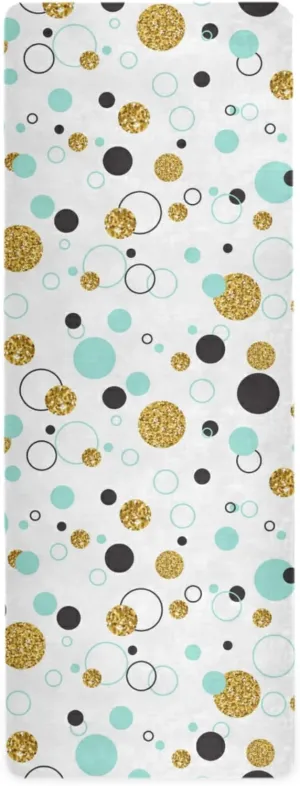 Yoga Mat Non Slip Rubber Fitness Safe Exercise Mat with Bag Durable Folding Workout Mat for Pilates and Floor Exercises