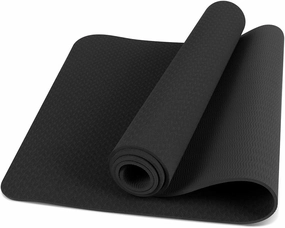 Yoga Mat, Eco-Friendly TPE Material, High-Density Non-Slip &Tear-Resistant, 72"x24" Extra Thick 0.24", Exercise & Workout Mat for Yoga, Pilates, and Fitness