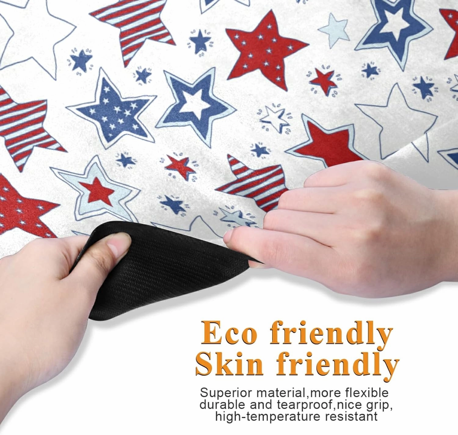 Yoga Mat Non Slip Rubber Fitness Safe Exercise Mat with Bag Durable Folding Workout Mat for Pilates and Floor Exercises