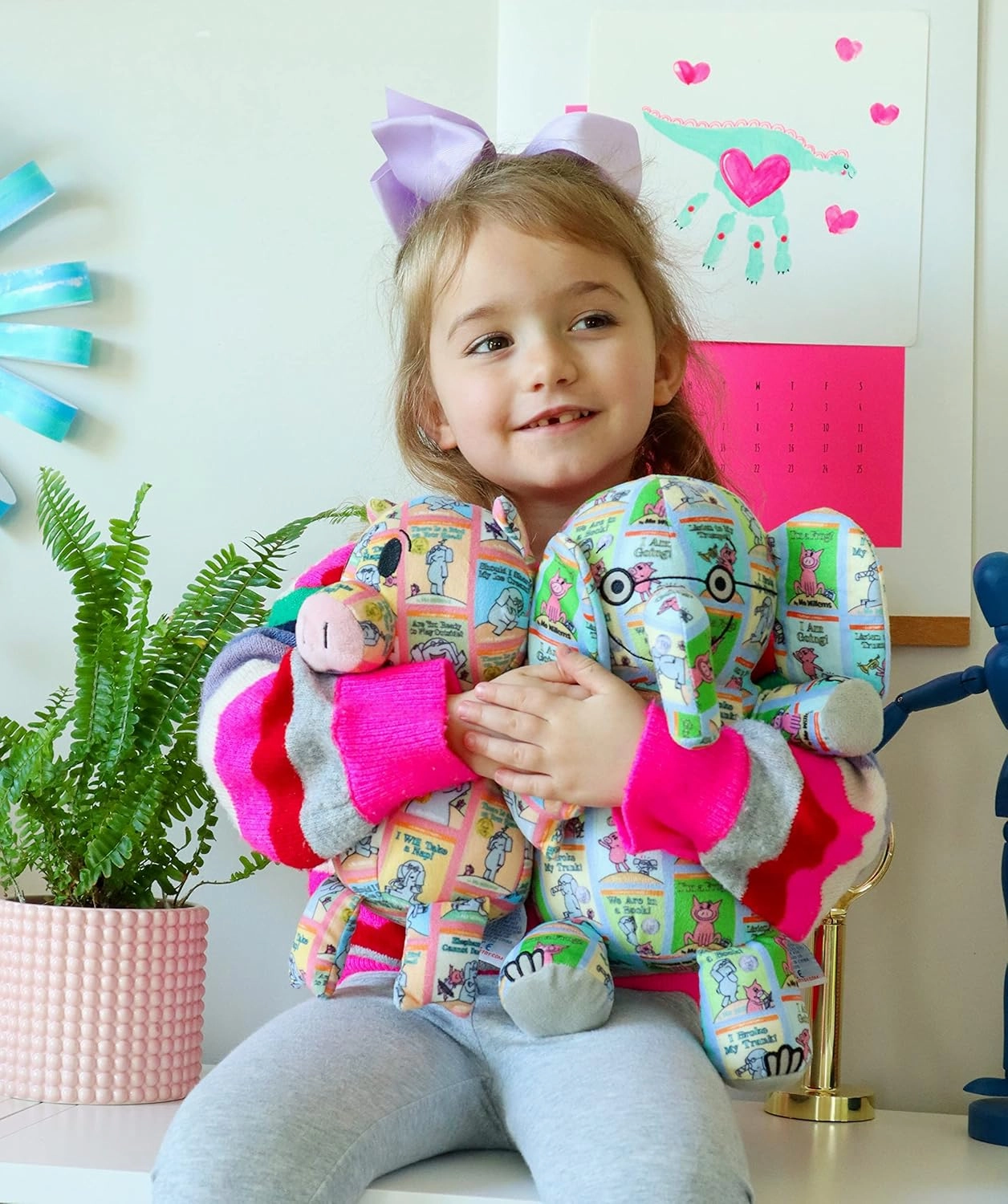 YOTTOY Mo Willems Collection | Elephant Anniversary Soft Stuffed Animal Plush Toy –9.5”