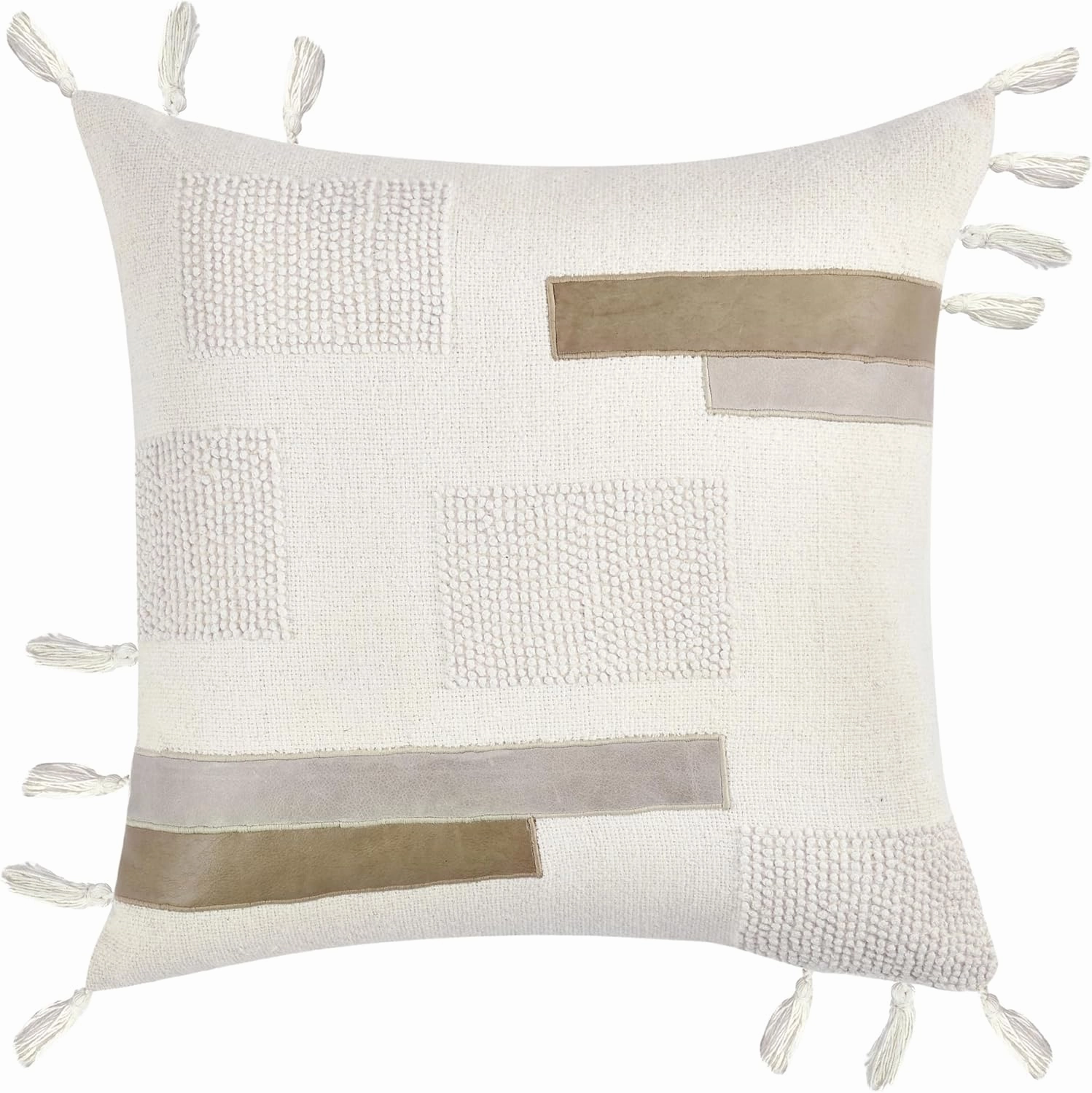 Z Gallerie Zayn Pillow 22" Ivory – Elegant Decorative Throw Pillow for Living Room, Bedroom, and Home Décor
