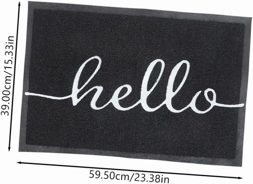 Zerodeko Non-Slip Entryway Mat Front Door Rug Skid-Resistant Floor Mat for Indoor Multi-Functional Cleaning Doormat