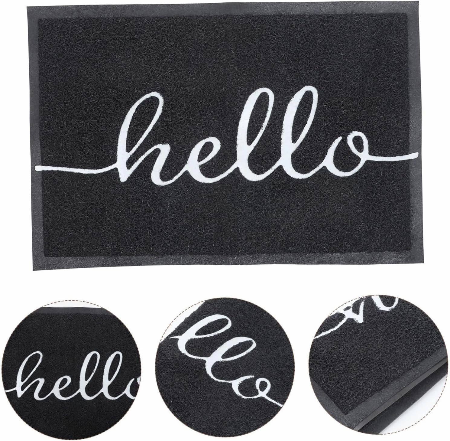 Zerodeko Non-Slip Entryway Mat Front Door Rug Skid-Resistant Floor Mat for Indoor Multi-Functional Cleaning Doormat