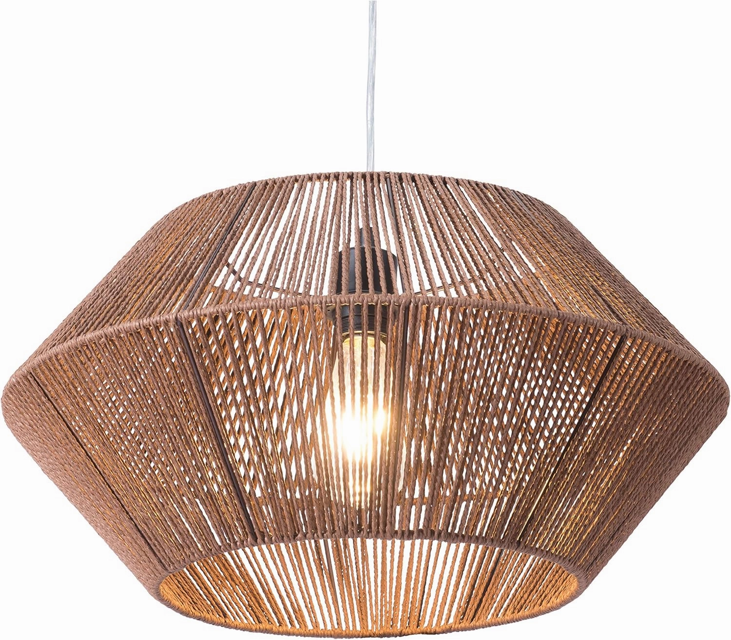 Zuo Modern 56092 Ceiling Lamp Brown Kendrick